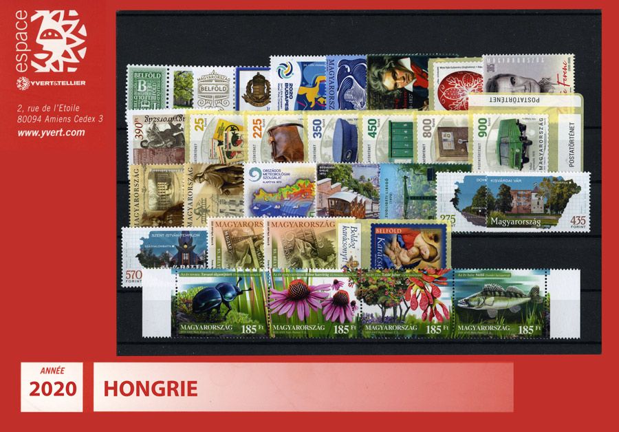 n° 4773/4809 - Timbre HONGRIE Année Complète (2020)