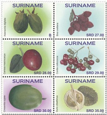 n° 3065/3070 - Timbre SURINAM Poste