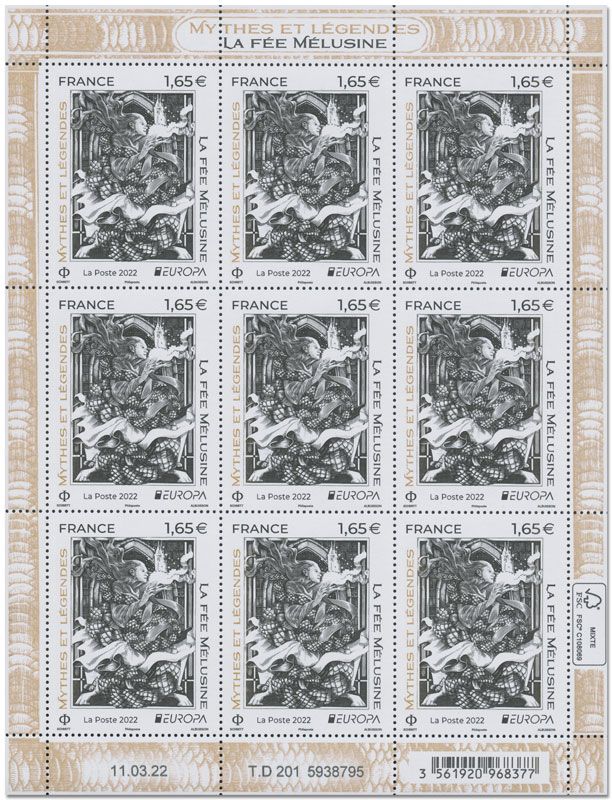 n° F59 - Timbre France Feuillets de France (n° 5573)