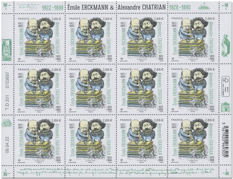 n° F62 - Timbre France Feuillets de France (n° 5576)