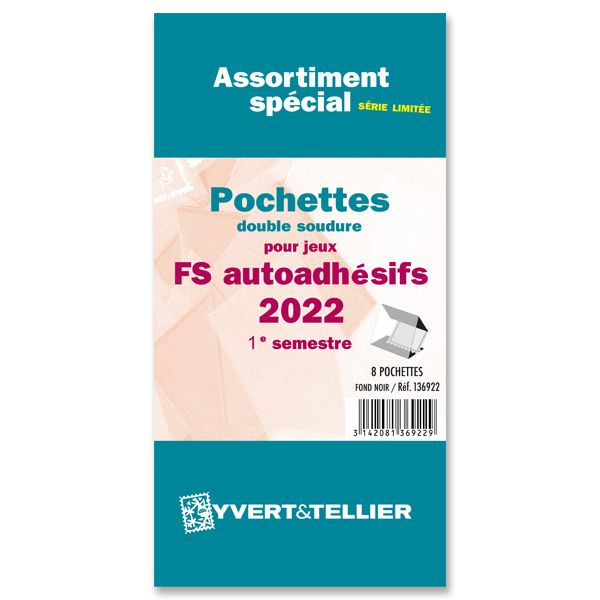 Assortiment de pochettes (double soudure) : 2022 -1e sem. (Jeux Autoadhésifs)