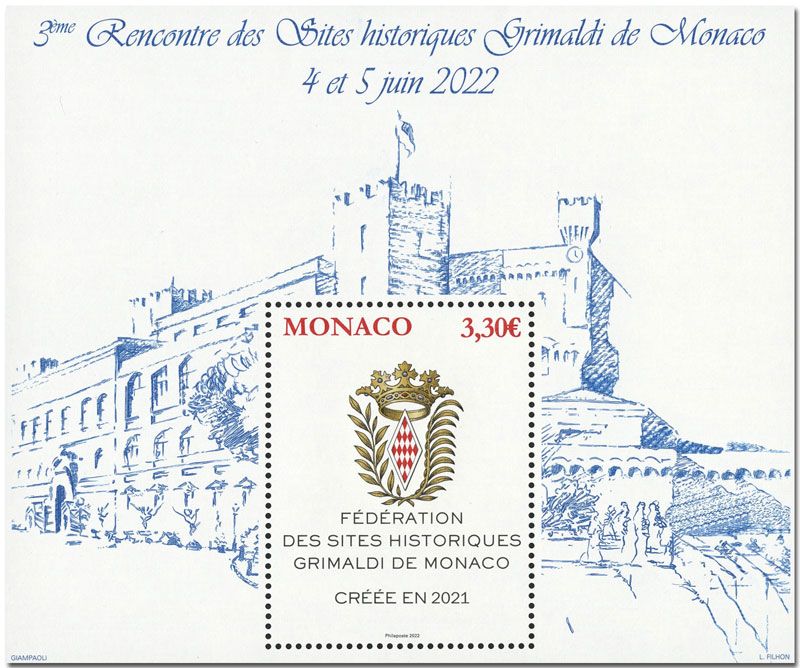 n° F3335 - Timbre MONACO Poste