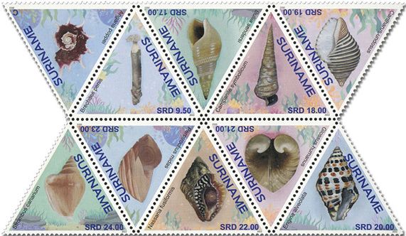 n° 3166/3175 - Timbre SURINAM Poste