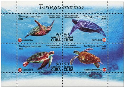 n° 5927/5930 - Timbre CUBA Poste