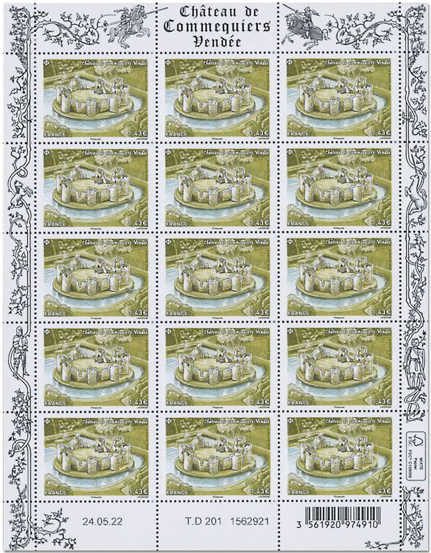 n° F73 - Timbre France Feuillets de France (n° 5614)