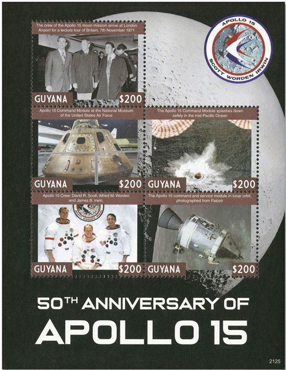 n° 7282/7286 - Timbre GUYANA Poste