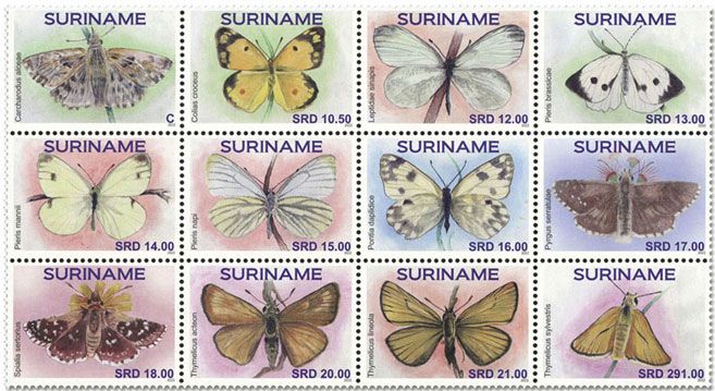 n° 3176/3187 - Timbre SURINAM Poste