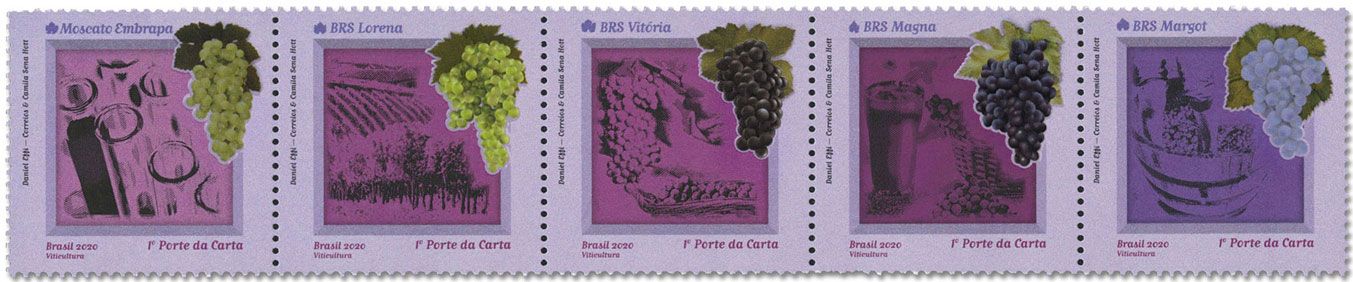 n° 3878/3882 - Timbre BRESIL Poste