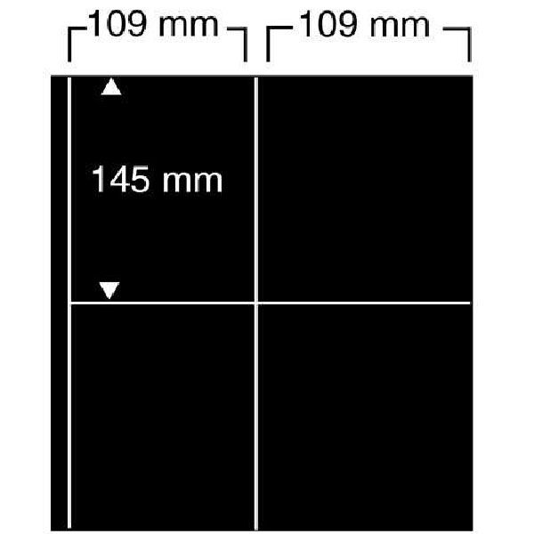 FEUILLES COMPACT A4 (8 POCHES : CARTES A JOUER) - SAFE® (x10)