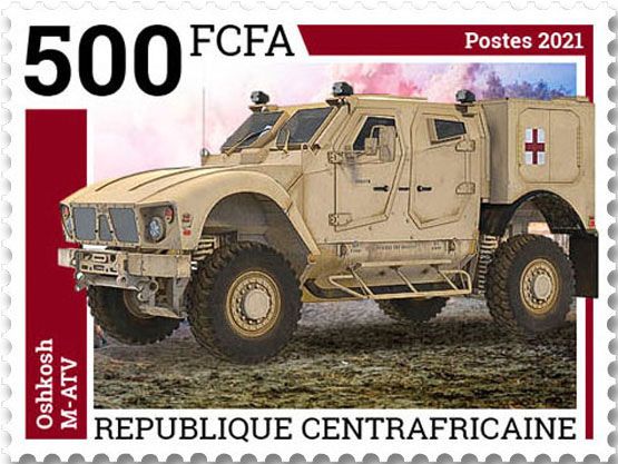 n° 8498/8501  - Timbre CENTRAFRIQUE Poste