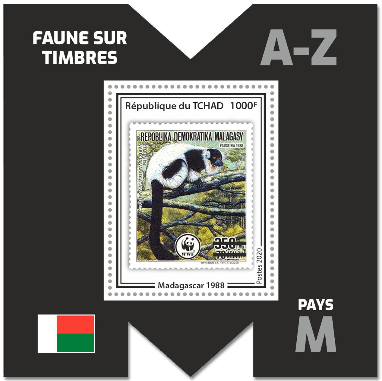 n° 314  - Timbre TCHAD Blocs et feuillets