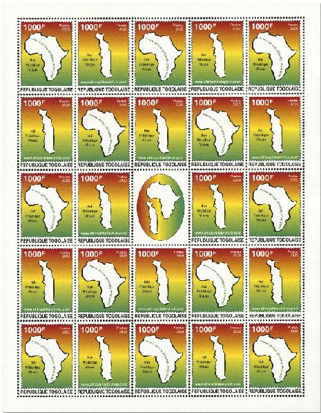 n° F8570  - Timbre TOGO Poste