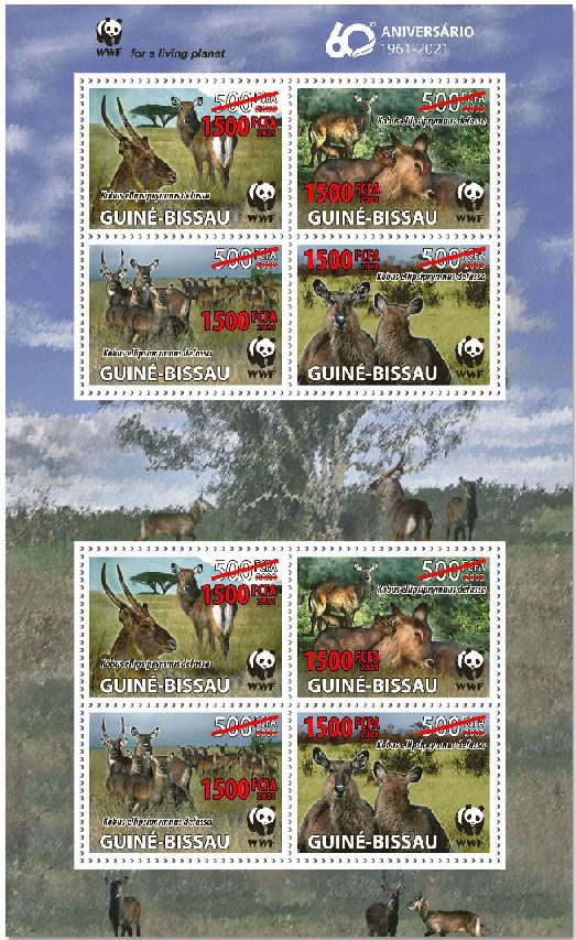 n° 9208/9211  - Timbre GUINEE-BISSAU Poste