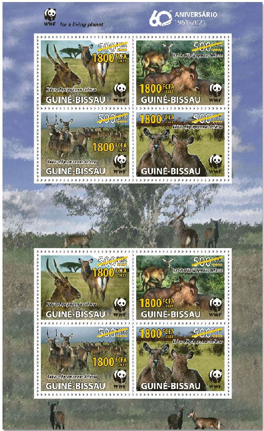 n° 9212/9215  - Timbre GUINEE-BISSAU Poste