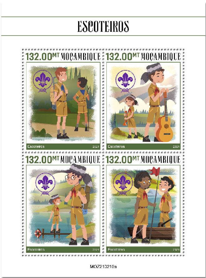 n° 9171/9174  - Timbre MOZAMBIQUE Poste