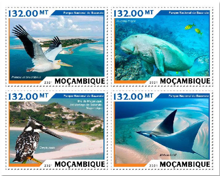 n° 9278/9281  - Timbre MOZAMBIQUE Poste