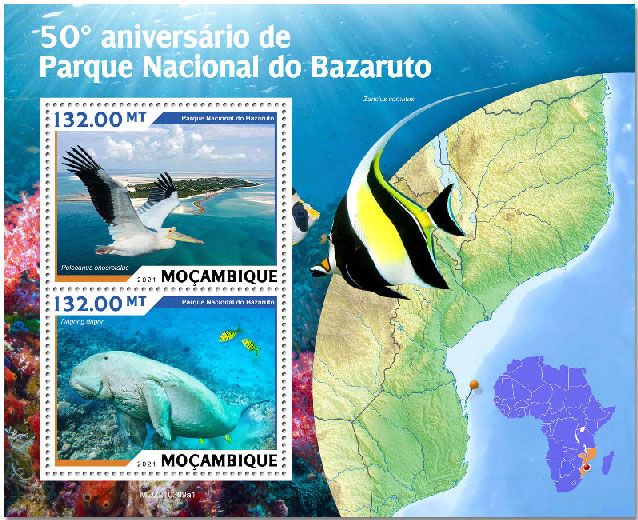 n° 9282/9283  - Timbre MOZAMBIQUE Poste