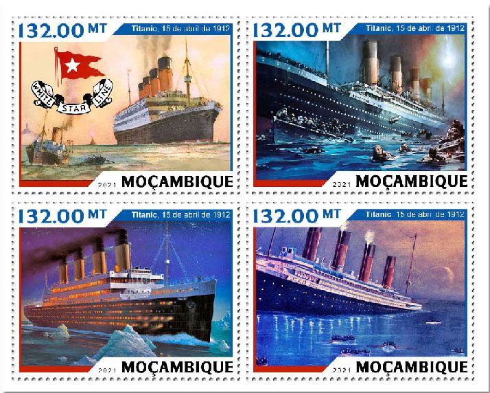 n° 9318/9321  - Timbre MOZAMBIQUE Poste