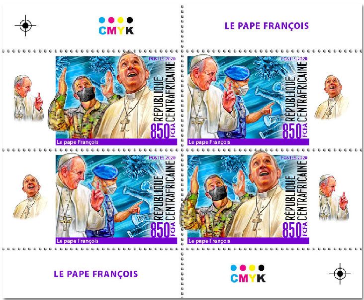 n° 7060/7067  - Timbre CENTRAFRIQUE Poste