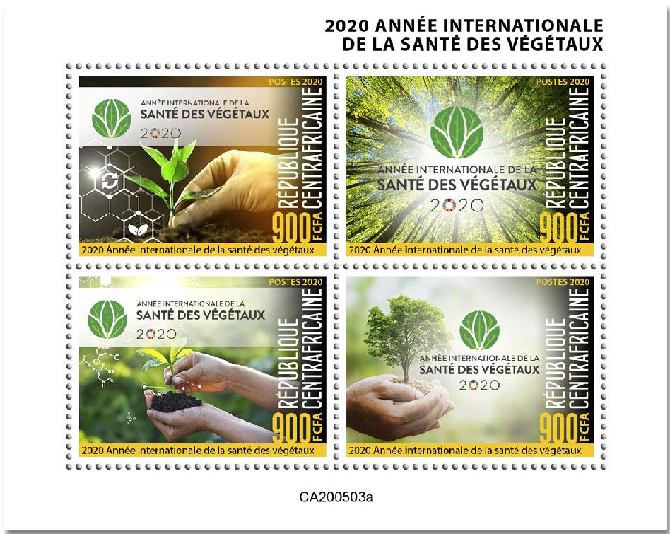 n° 7068/7071  - Timbre CENTRAFRIQUE Poste