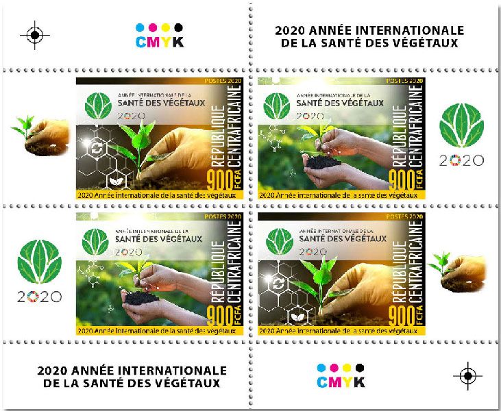 n° 7072/7079  - Timbre CENTRAFRIQUE Poste