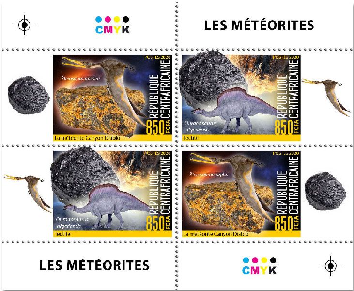 n° 7198/7205  - Timbre CENTRAFRIQUE Poste