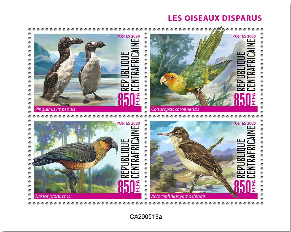 n° 7242/7245  - Timbre CENTRAFRIQUE Poste