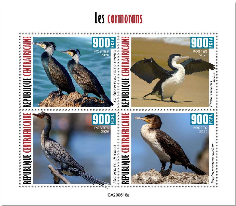 n° 7456/7459  - Timbre CENTRAFRIQUE Poste