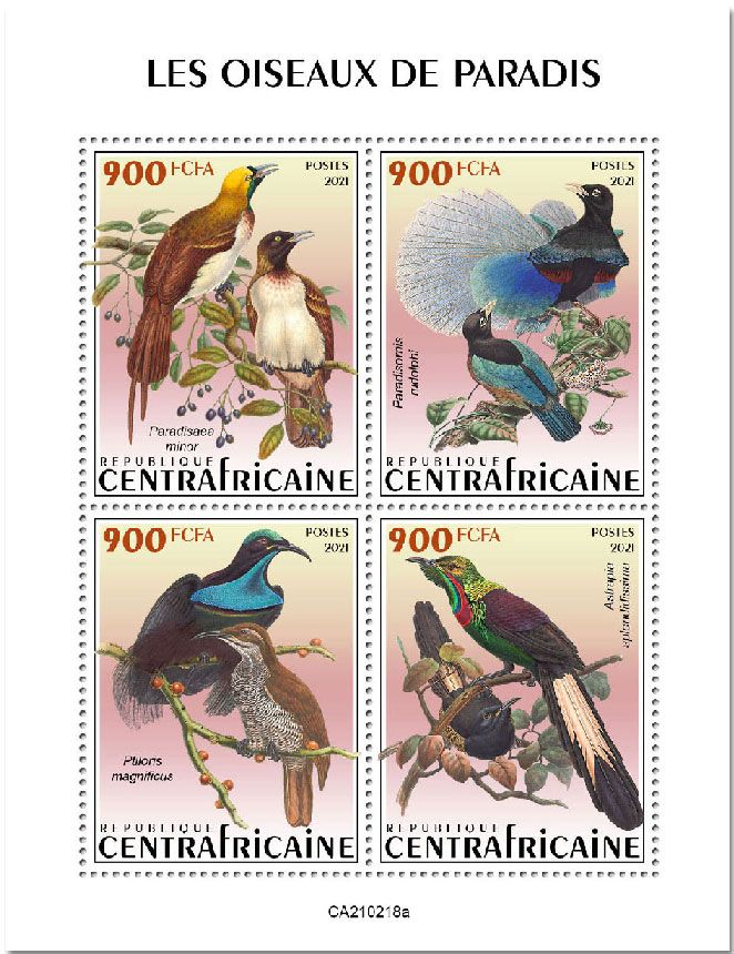 n° 7762/7765  - Timbre CENTRAFRIQUE Poste