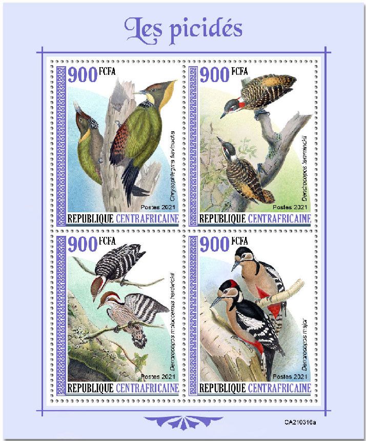 n° 7931/7934  - Timbre CENTRAFRIQUE Poste