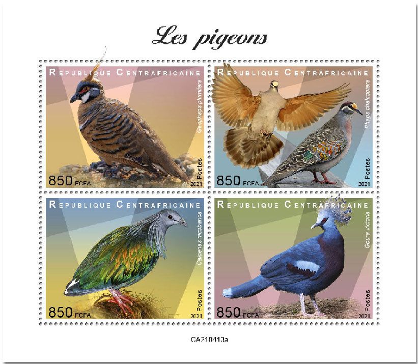 n° 8073/8076  - Timbre CENTRAFRIQUE Poste