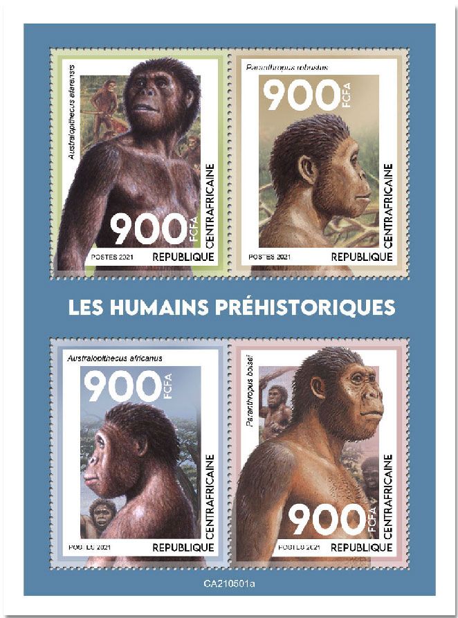 n° 8189/8192  - Timbre CENTRAFRIQUE Poste