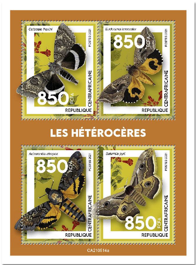 n° 8241/8244  - Timbre CENTRAFRIQUE Poste