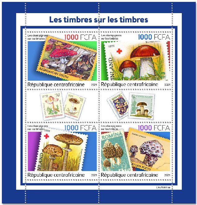 n° 8731/8734  - Timbre CENTRAFRIQUE Poste