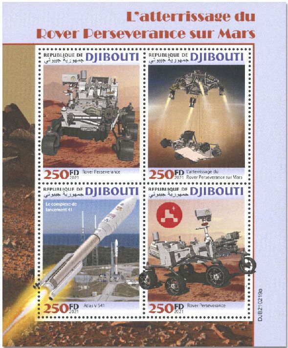 n° 3527/3530  - Timbre DJIBOUTI Poste