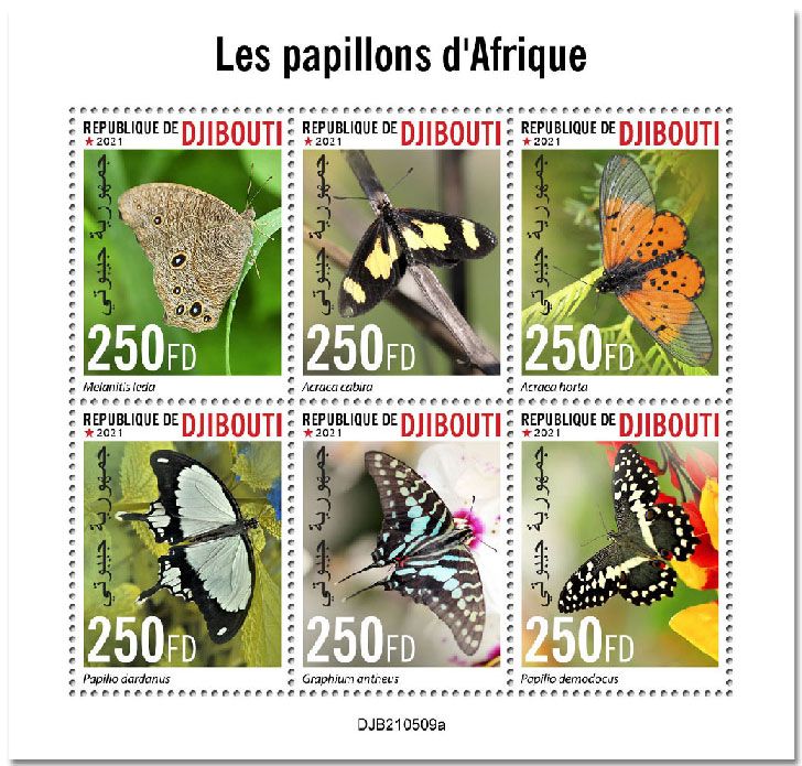 n° 3710/3715  - Timbre DJIBOUTI Poste