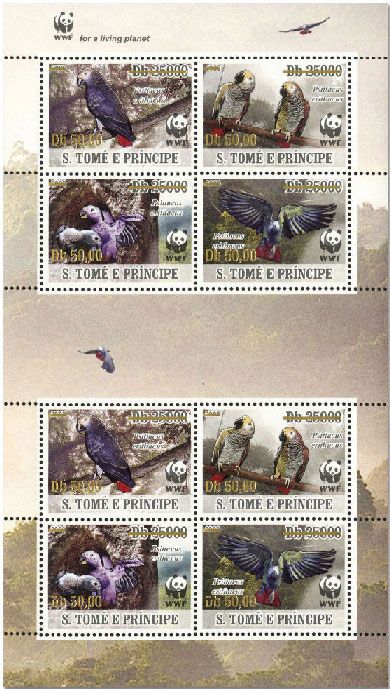 n° 7409/7412  - Timbre SAINT-THOMAS ET PRINCE Poste