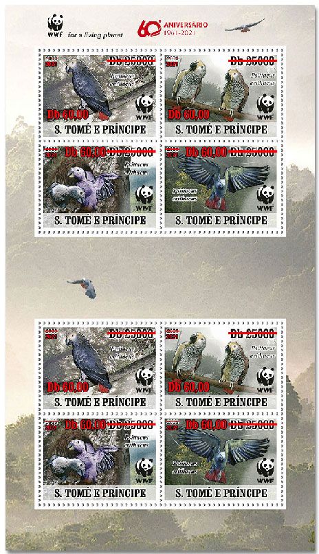 n° 7789/7792  - Timbre SAINT-THOMAS ET PRINCE Poste