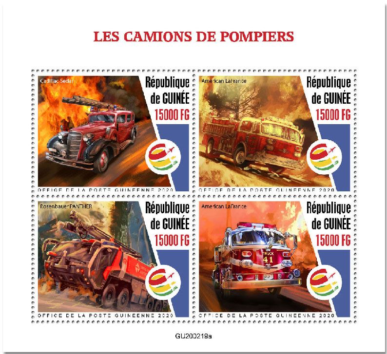 n° 10440/10443  - Timbre GUINEE Poste