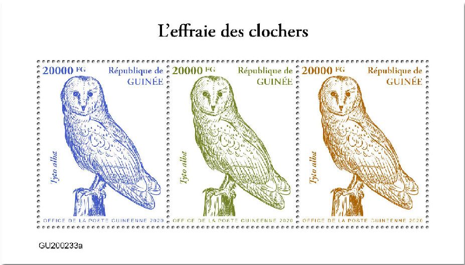 n° 10498/10501  - Timbre GUINEE Poste