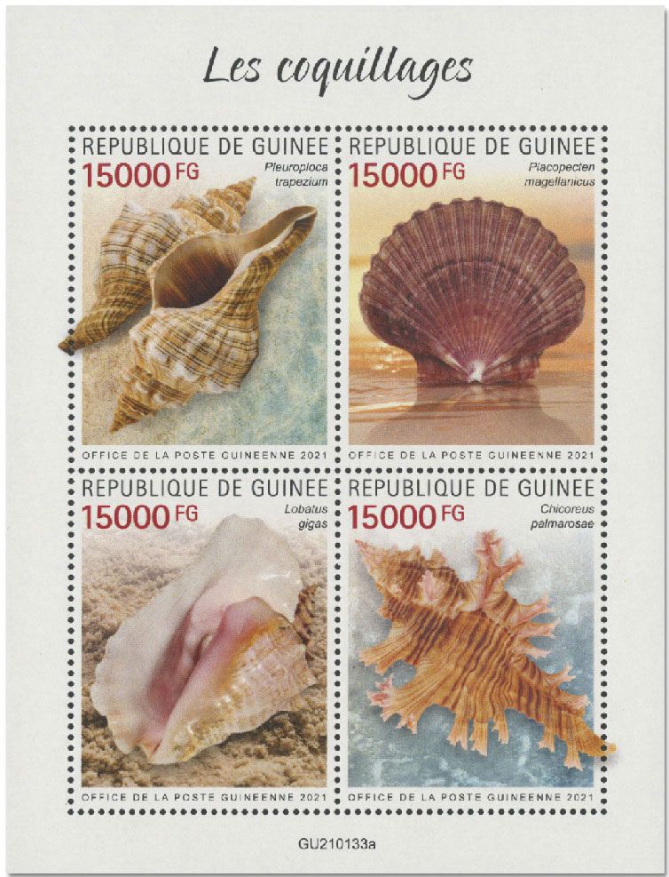 n° 10972/10975  - Timbre GUINEE Poste