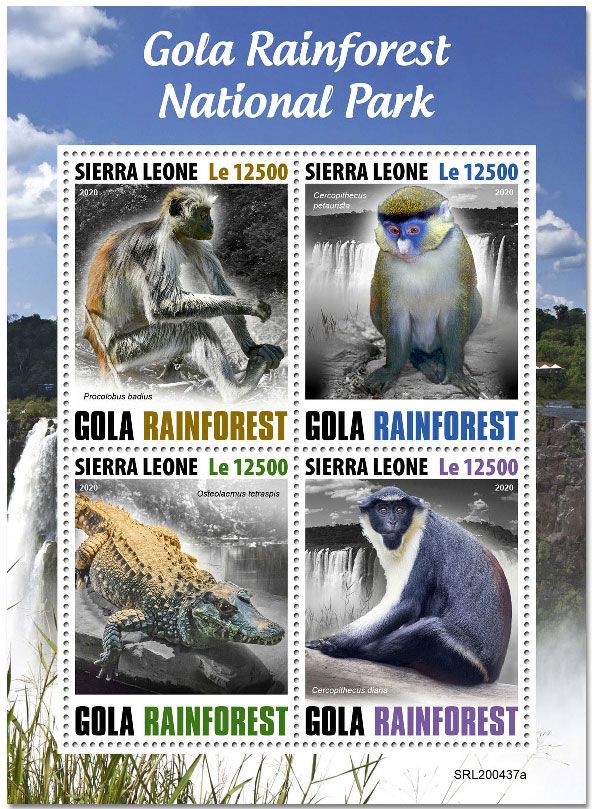 n° 10085/10088  - Timbre SIERRA LEONE Poste