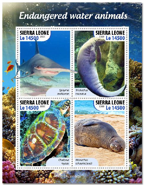 n° 10355/10358  - Timbre SIERRA LEONE Poste