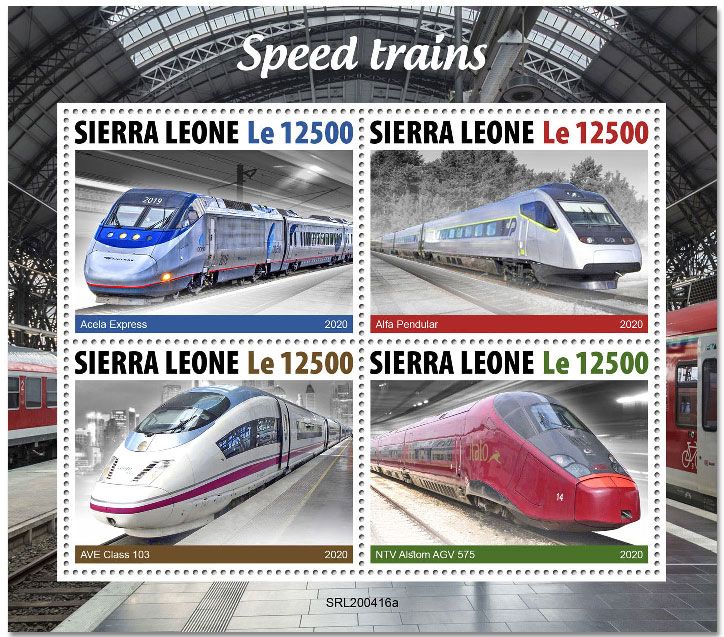 n° 9917/9920  - Timbre SIERRA LEONE Poste