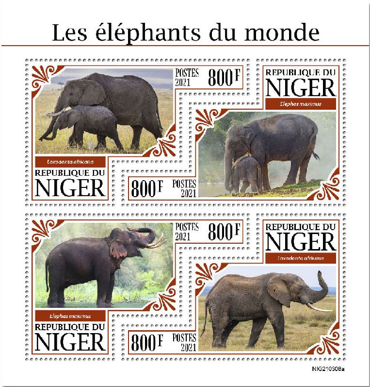 n° 6390/6393  - Timbre NIGER Poste