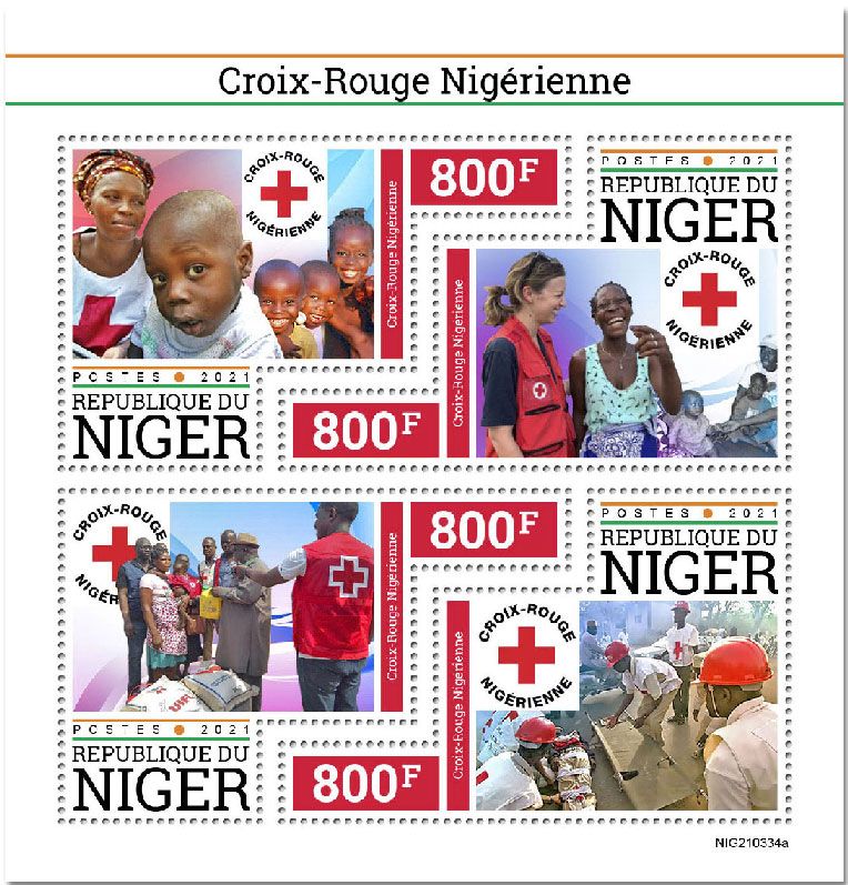 n° 6471/6474  - Timbre NIGER Poste