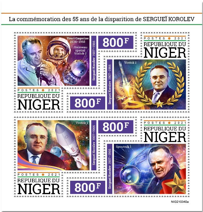 n° 6495/6498  - Timbre NIGER Poste