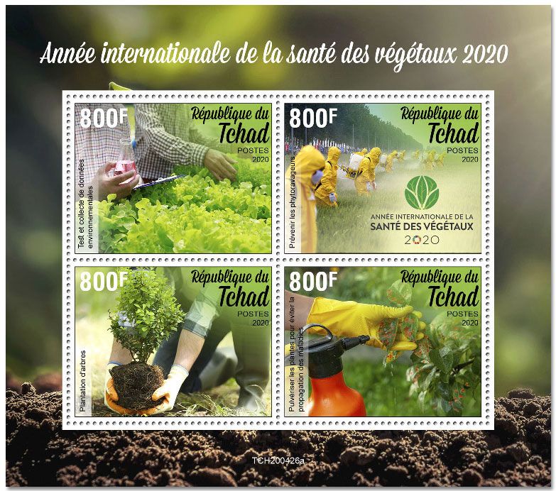 n° 2701/2704  - Timbre TCHAD Poste