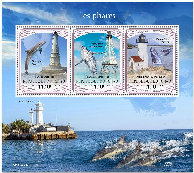 n° 3536/3538  - Timbre TCHAD Poste