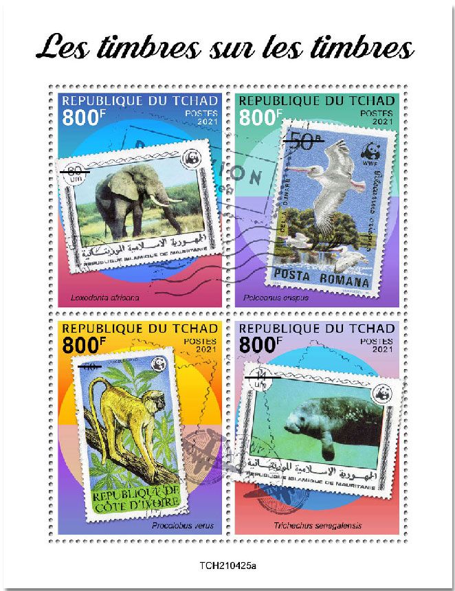 n° 3708/3711  - Timbre TCHAD Poste